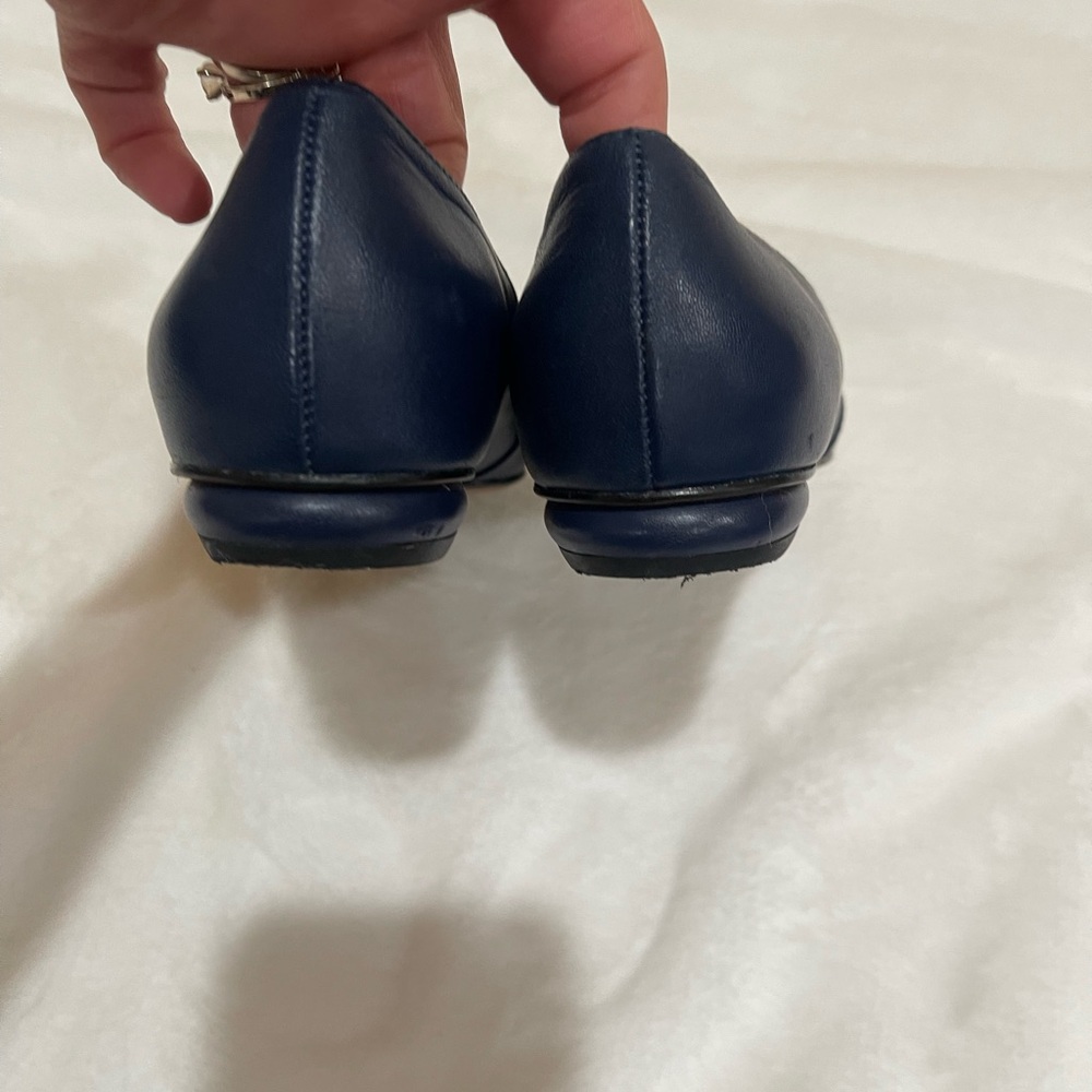 Franco Sarto L-Balica Navy Blue Loafers - Picture 5 of 8